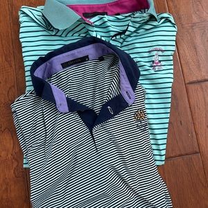Greyson golf polo bundle (2). One size M and one size L